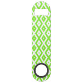 Motif en diamant vert et blanc (Dos)