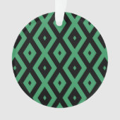 Motif en diamant vert et noir (devant)