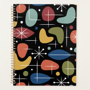 Motif en étoile éclatée de style Mid Century Moder