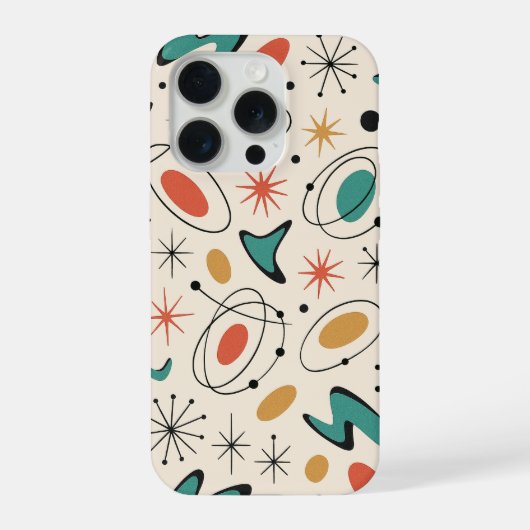 Motif en étoile éclatée de style Mid Century Moder (Verso)