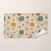 Motif en étoileburst Modernité du milieu du siècle (Serviette à main)