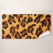 Motif en fourrure de léopard (Serviette de bain)
