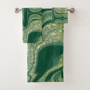 Motif en marbre abstrait vert moderne