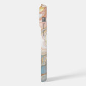 Motif en marbre bleu rose blanc rose pâle (Côté gauche)