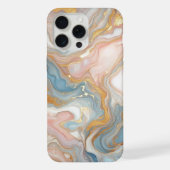 Motif en marbre bleu rose blanc rose pâle (Verso)