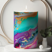 Motif en marbre coloré