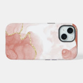 Motif en marbre doré rouge (Verso Horizontal)