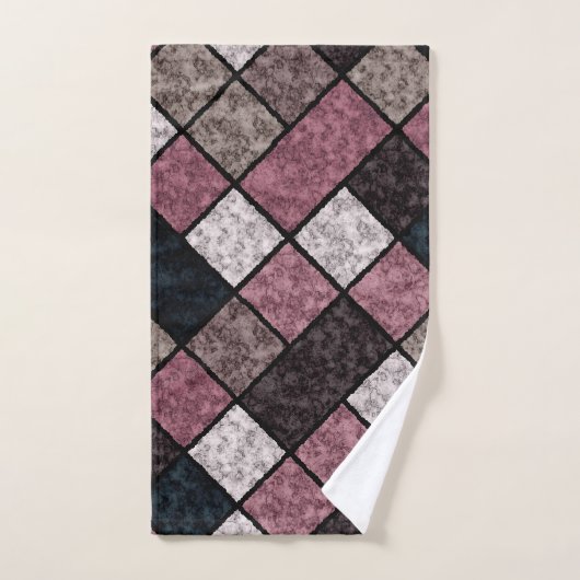 Motif en marbre sans couture en pierre de granit (Serviette à main)