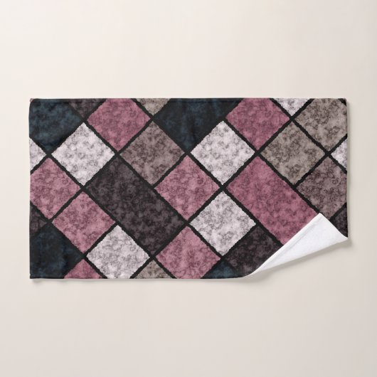 Motif en marbre sans couture en pierre de granit (Serviette à main)