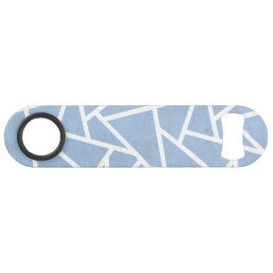 Motif en mosaïque bleu pâle et blanc
