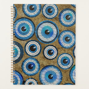 Motif en mosaïque de l'oeil maléfique
