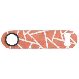 Motif en mosaïque orange mandarin