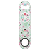 motif en pastel d'arrière - plan de hibou de fleur (Dos)