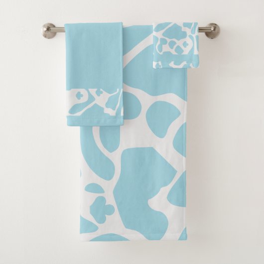 Motif en peau d'animal bleu (En situation)