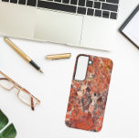 Motif en pierre de Jasper Breccié Orange<br><div class="desc">Protégez votre téléphone Samsung Galaxy S22 avec ce boîtier de téléphone branché qui présente l'image des motifs d'une pierre orange Brecciated Agate. Sélectionnez votre style de téléphone. Une excellente idée cadeau pour le collectionneur de roches ! Pour les autres marques de téléphone, vous devrez customiser coque pour remplir l'image aux...</div>