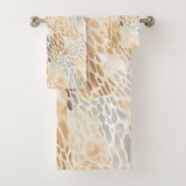 Motif en pierre neutre Tan Beach (En situation)