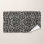 Motif en points tachetés grisâtres ondulés en diag (Serviette à main)