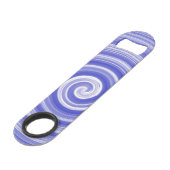Motif en spirale bleu et blanc (Dos Angle)