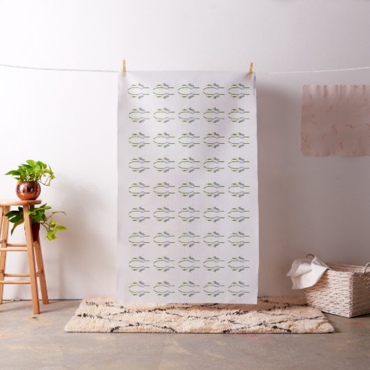 Motif en tissu de neige. (In Situ)