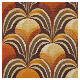 Motif en tissu rétro des années 70