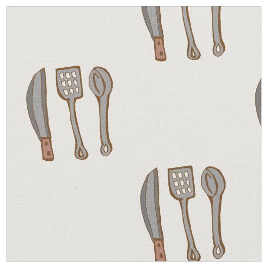 motif en tissu utencil de cuisine (Fermer)