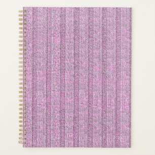 Motif en tricot rayé Jersey en rose poudré