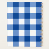 Motif en vichy bleu (Dos)