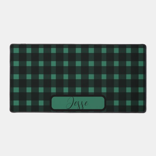 Motif En vichy noir vert (Recto)