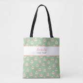 Motif Enveloppe et Fleurs avec Sac fourre-tout de (Devant)