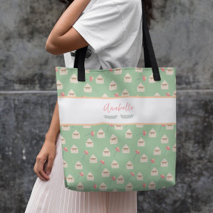 Motif Enveloppe et Fleurs avec Sac fourre-tout de 
