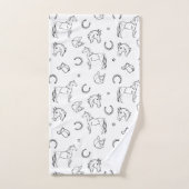 Motif équestre (Serviette à main)