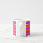 Motif Espresso Mug rose, orange et violet (Dos)