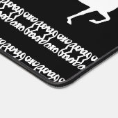 Motif et Chevaux géométriques noir et blanc (Coin)