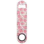 Motif ethnique rouge d'éléphant (Dos)