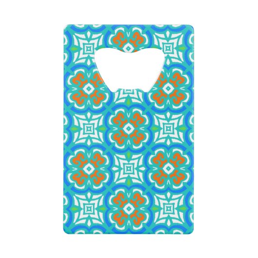Motif ethnique turquoise (Devant)