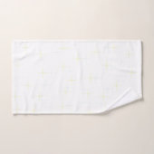 Motif Étincelant Sur Marine (Serviette à main)