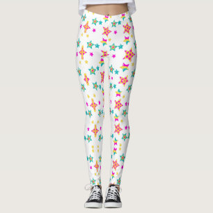 Motif étoile coloré Leggings