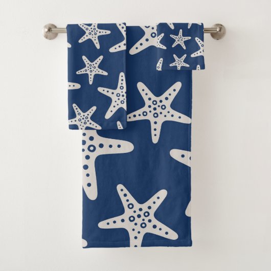 Motif Étoile de Mer Bleu (En situation)