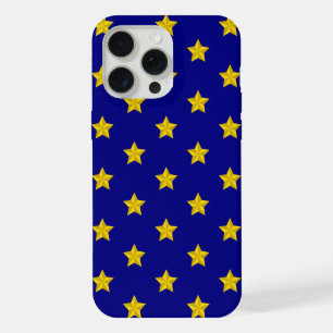 Motif Étoiles Dorées, Bleu Nuit, Exclusif