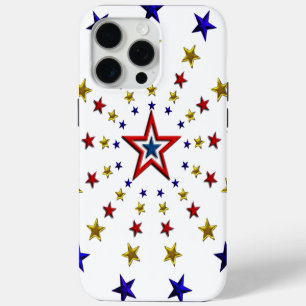 Motif étoiles patriotiques USA rouge blanc & bleu