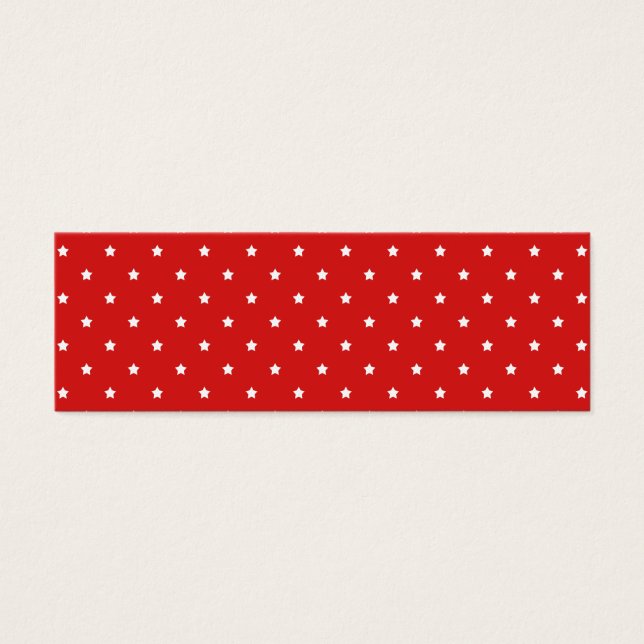 Motif étoiles rouges et blanches. (Devant)