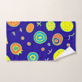 Motif expressif de l'artisanat du fruit de néon (Serviette à main)