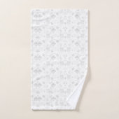 motif extensible Abstrait de formes stylisées en l (Serviette à main)