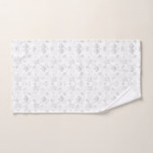 motif extensible Abstrait de formes stylisées en l (Serviette à main)