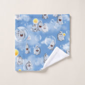 Motif fantôme (Gant de toilette)