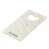 Motif Faux Gold Zig-Zag personnalisé (Devant Angle)