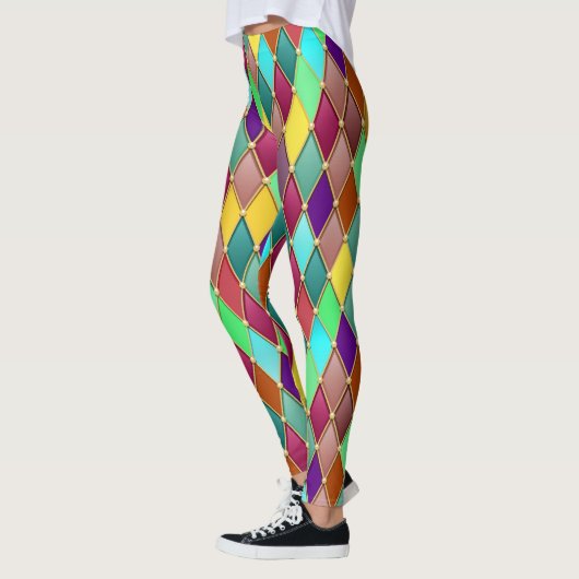 Motif festif 2 Pop Fashion Leggings (Gauche)