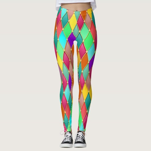 Motif festif 4 Pop Fashion Leggings (Devant)