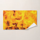 Motif Feu Et Flames (Serviette à main)