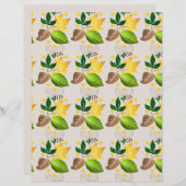 Motif feuille (Devant / Derrière)